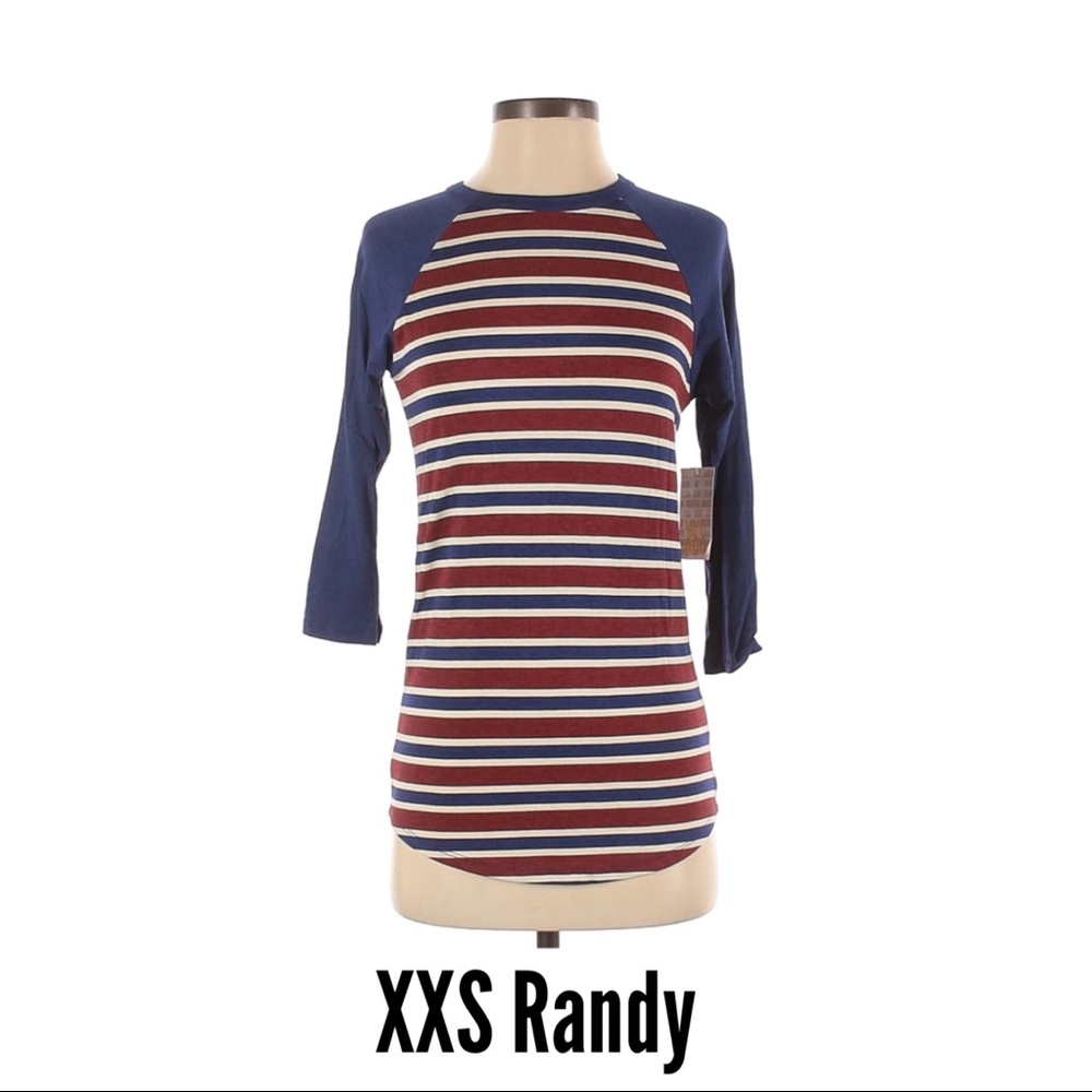 LuLaRoe Randy baseball tee